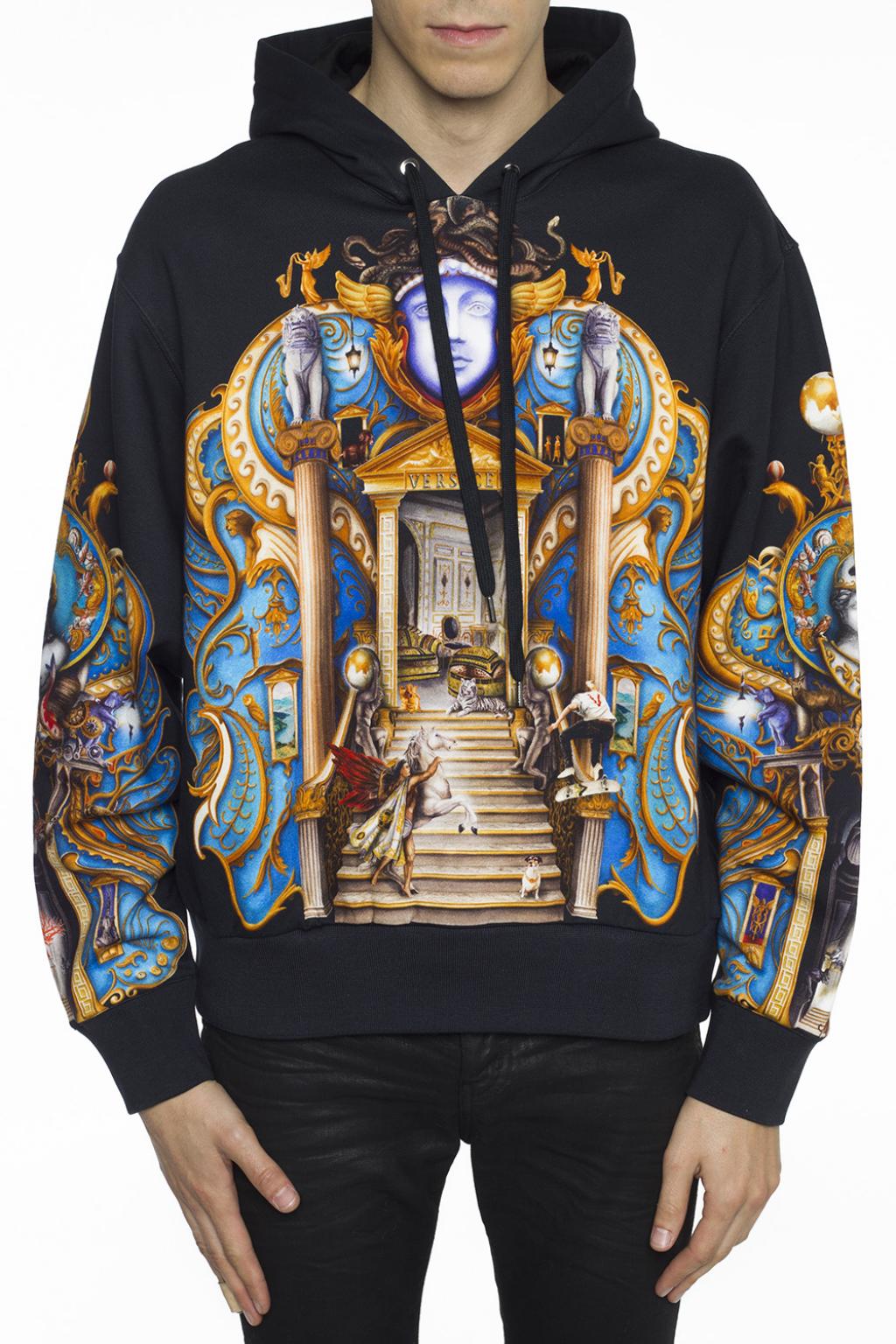 versace baroque hoodie