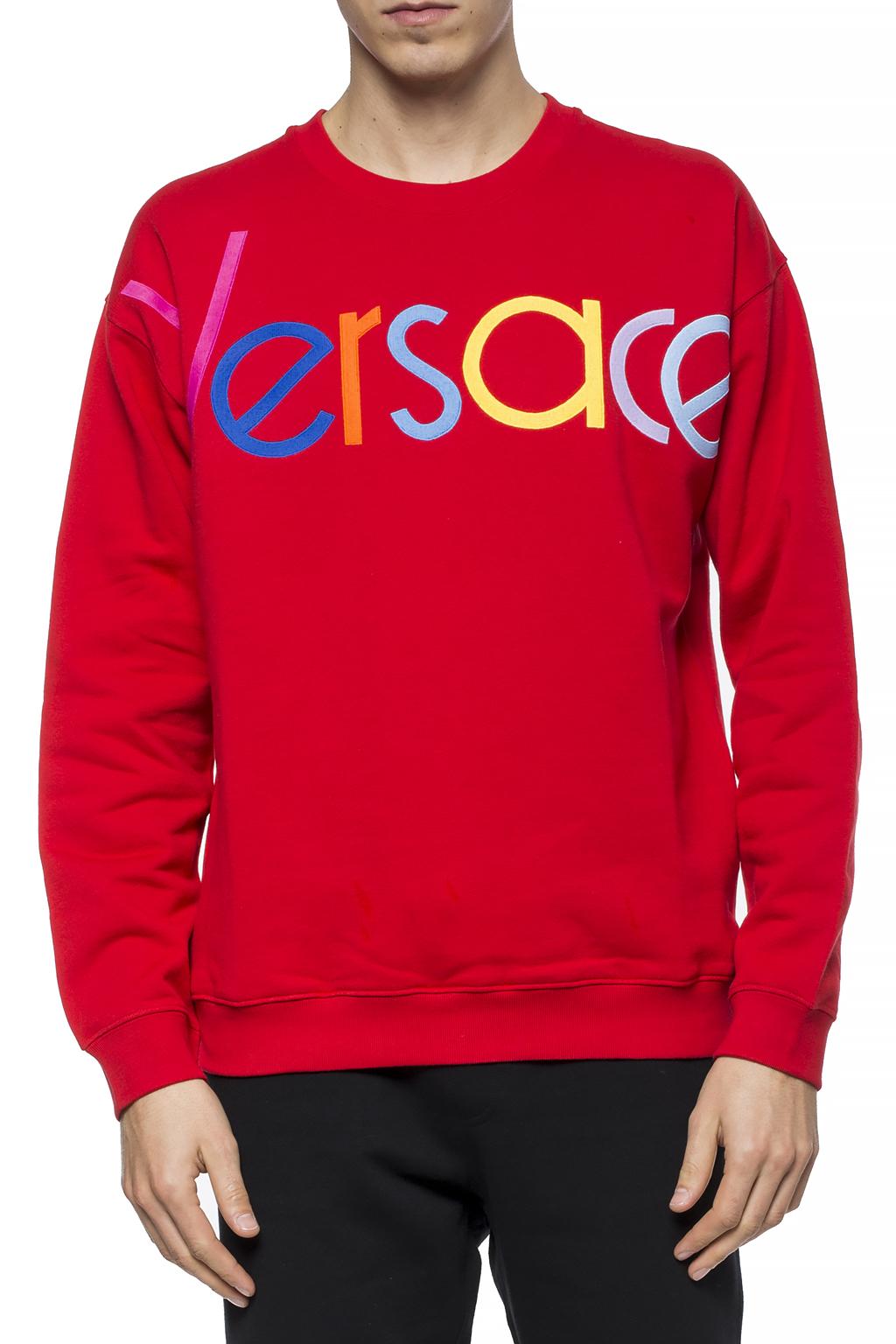 versace red sweatshirt