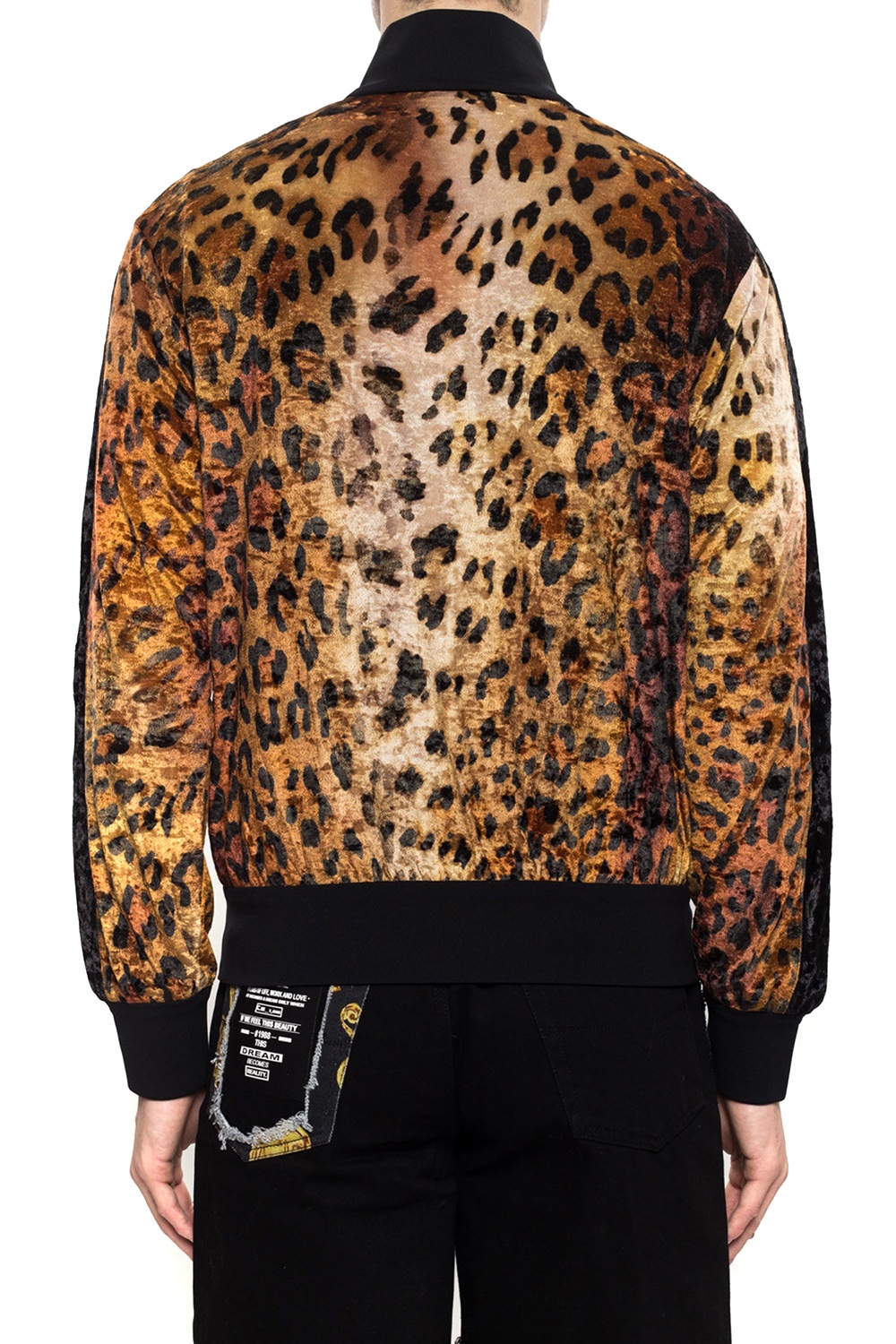 versace velvet sweatshirt