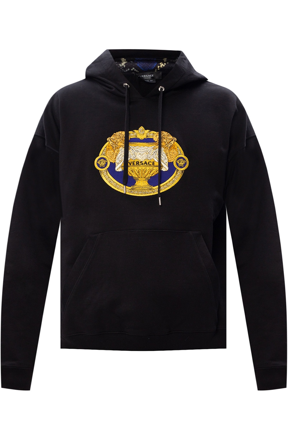 versace embroidered hoodie