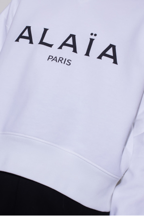 Alaïa Giacca in tessuto con zip a metà lunghezza Sportswear Tech Pack Uomo Blu