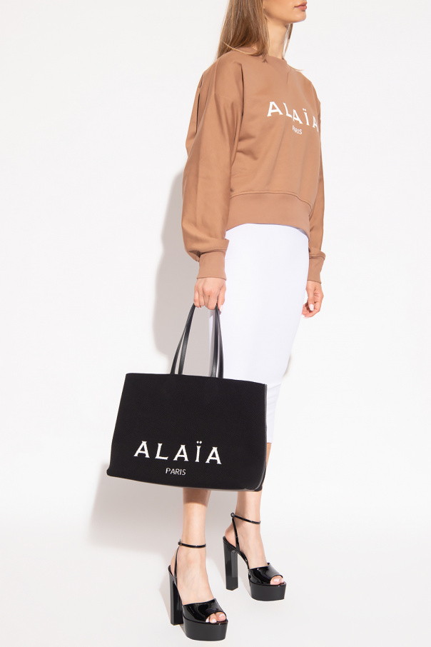 Alaïa Saint sweatshirt with logo