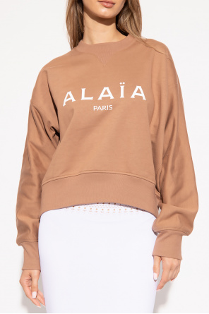 Alaïa Saint sweatshirt with logo
