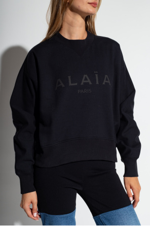 Alaïa Essential logo-embroidered T-shirt