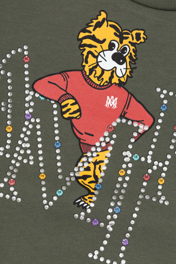 Amiri Kids Sudadera con logo