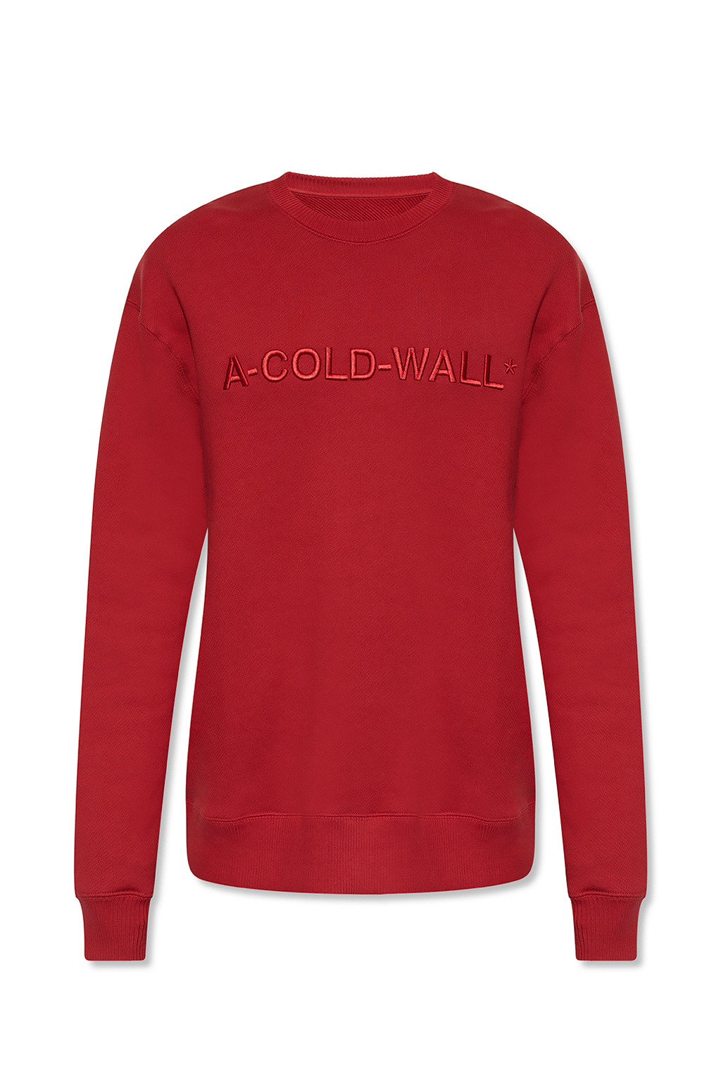 A-COLD-WALL* Logo-embroidered Face sweatshirt
