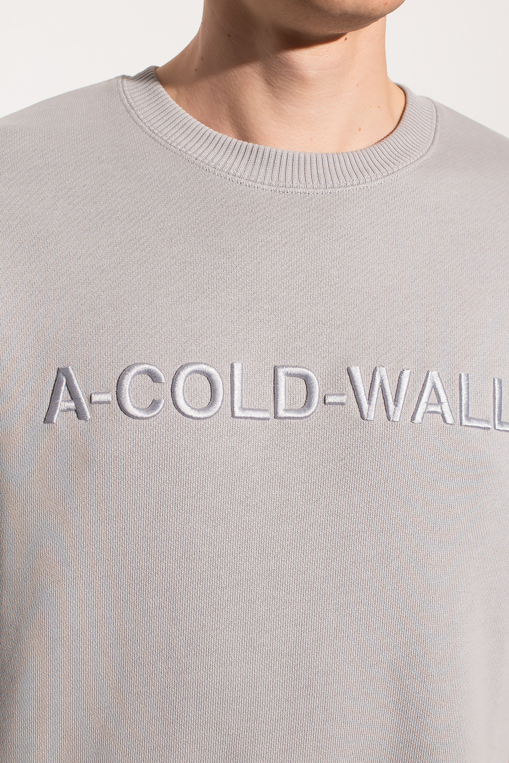 A-COLD-WALL* Logo-embroidered Snow sweatshirt