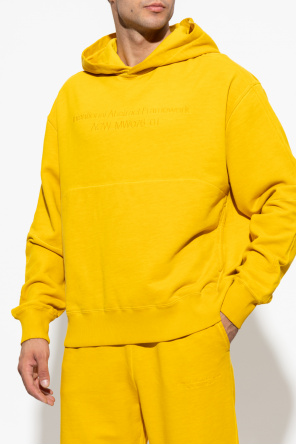 A-COLD-WALL* Regular Fit Long Sleeve Printed Knitwear Sweatshirt beige