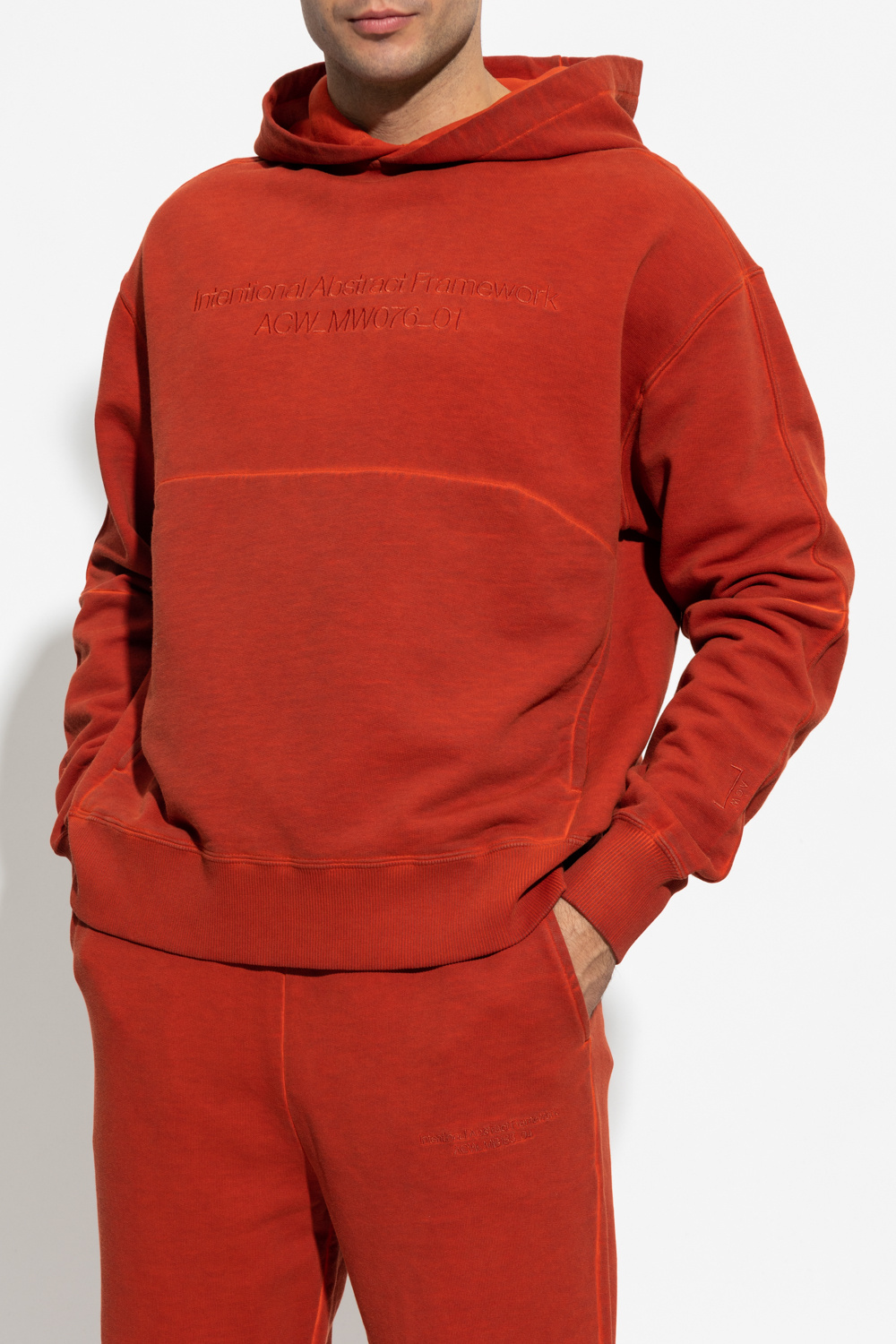 A-COLD-WALL* hoodie pocket with logo
