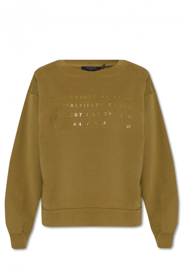 AllSaints ‘Address’ sweatshirt with logo