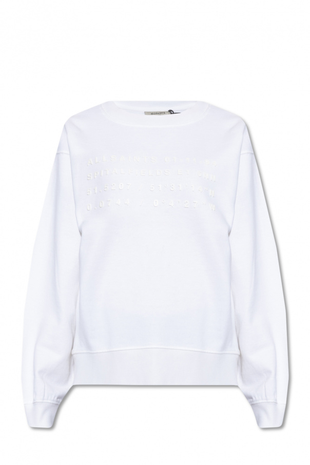 AllSaints ‘Address’ sweatshirt with logo