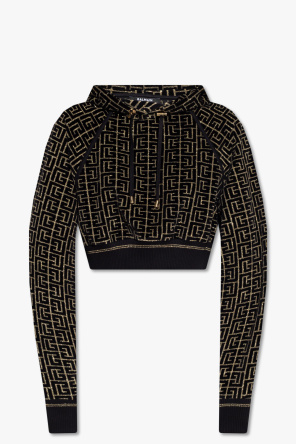 Balmain monogram-print track pants