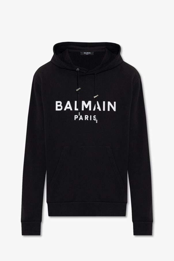 balmain Neon Printed hoodie