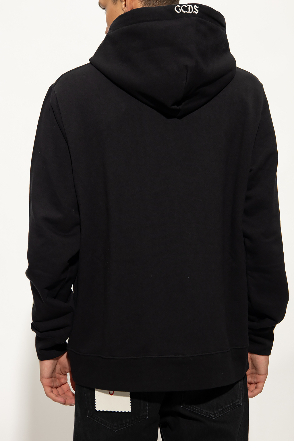 GCDS long-sleeve zipped hoodie Blu