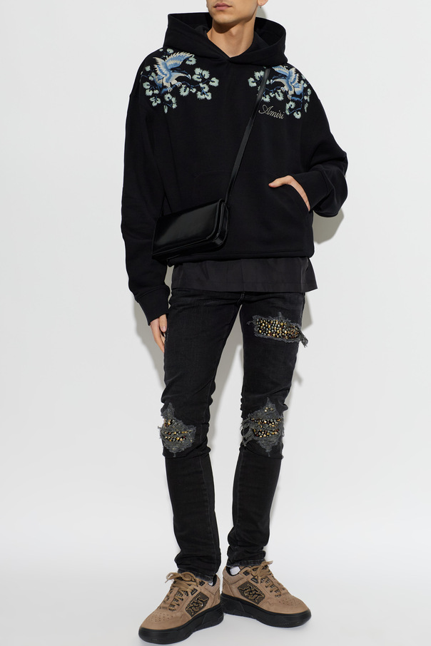 Amiri Суичър с декоративна бродерия