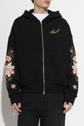 Amiri Sudadera con bordado colorido y lentejuelas brillantes