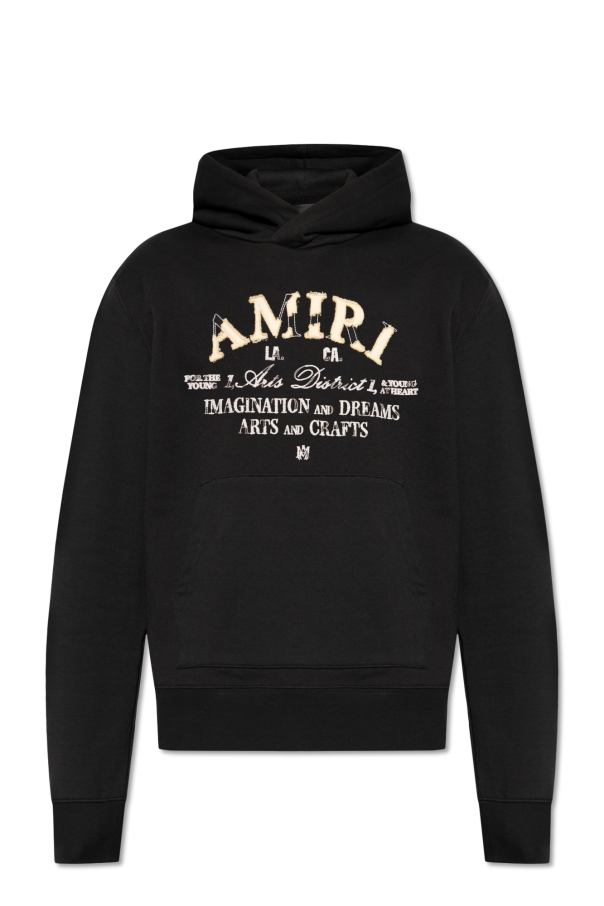Amiri Blue cotton jersey Easy hoodie from visvim featuring faded effect