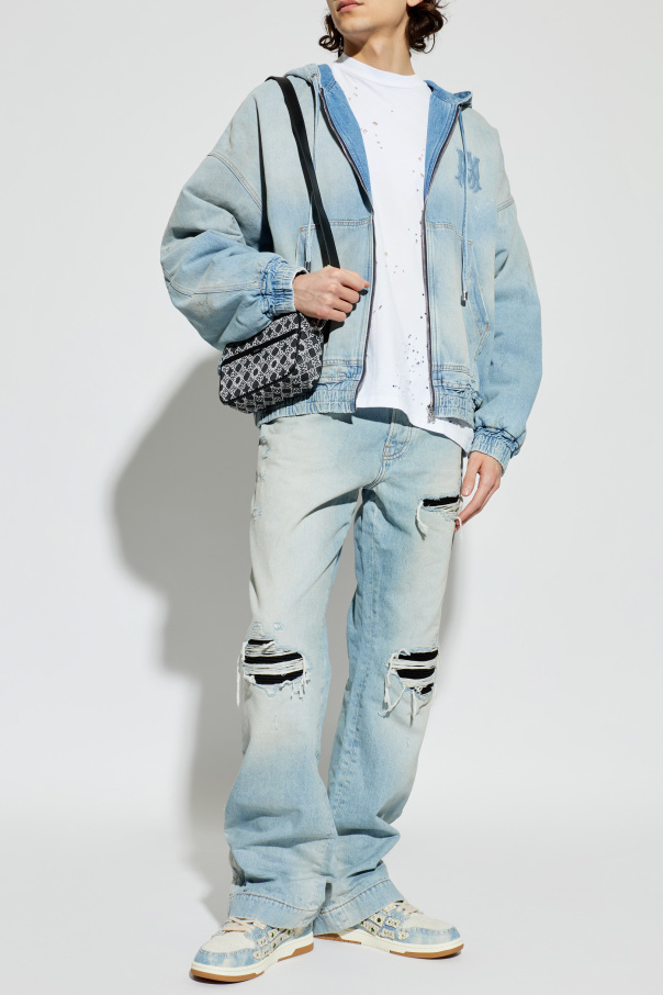 Amiri Vintage-effect denim jacket
