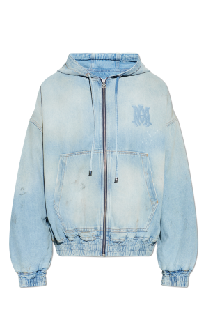 Denim jacket with vintage effect od Amiri