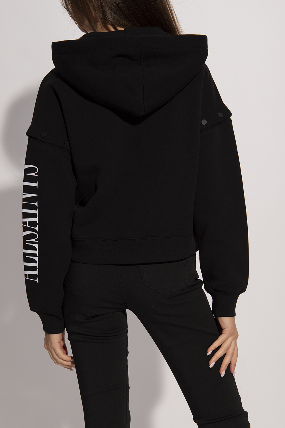 AllSaints ‘Amphia’ Sleeve hoodie with detachable sleeves