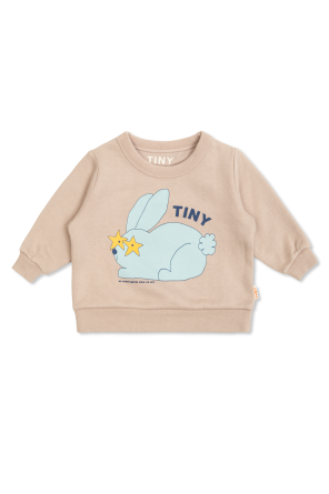 Sweatshirt with rabbit motif