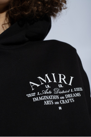 Amiri Cropped hoodie with logo