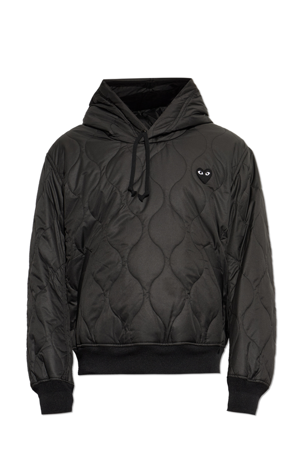 Padded jacket with logo patch od Comme des Garçons Play