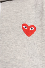 Comme des Garçons Play GREY Zip-up sweatshirt