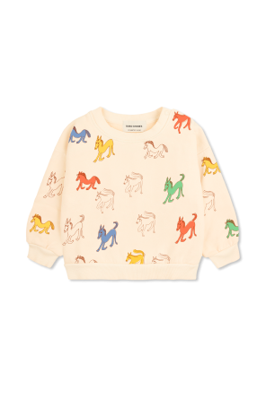 Sweatshirt with horse motif