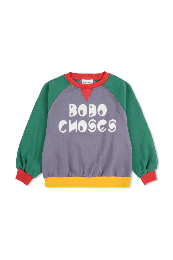 Sweatshirt with printed logo od Bobo Choses