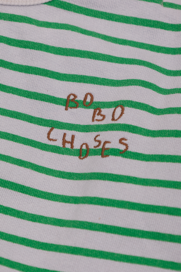 Bobo Choses Sweatshirt de algodão com logótipo bordado