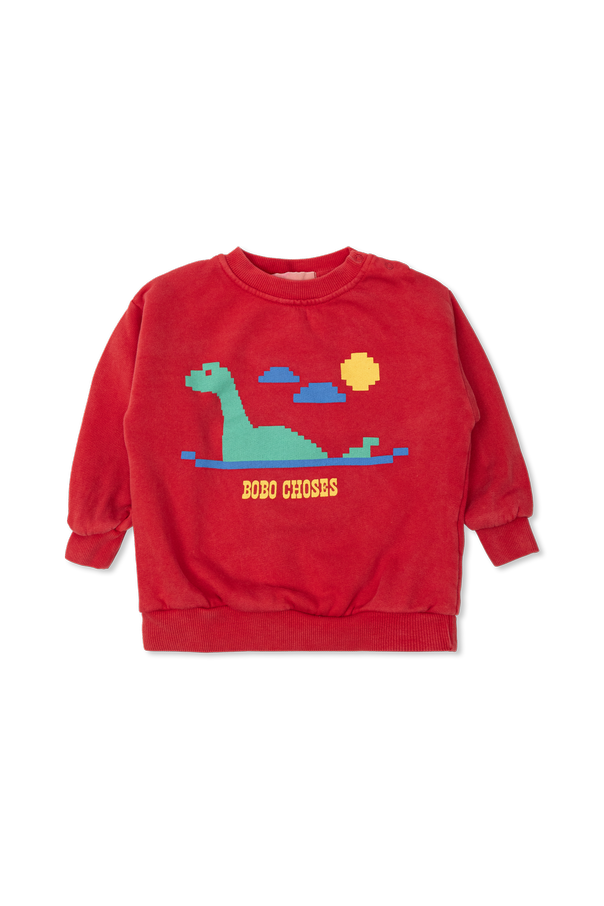 Cotton sweatshirt with printed logo od Bobo Choses