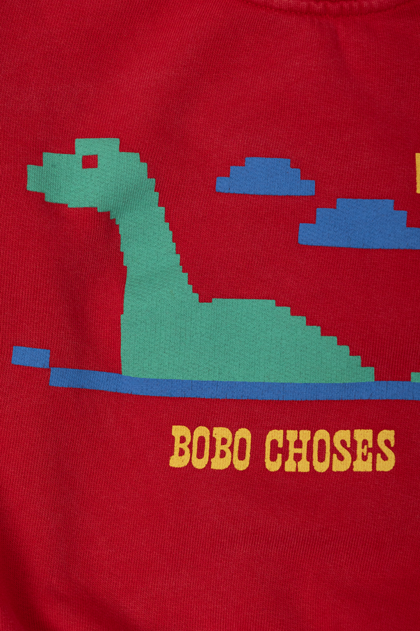Bobo Choses Sudadera de algodón con logotipo estampado