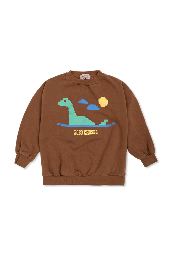 Cotton sweatshirt with printed logo od Bobo Choses