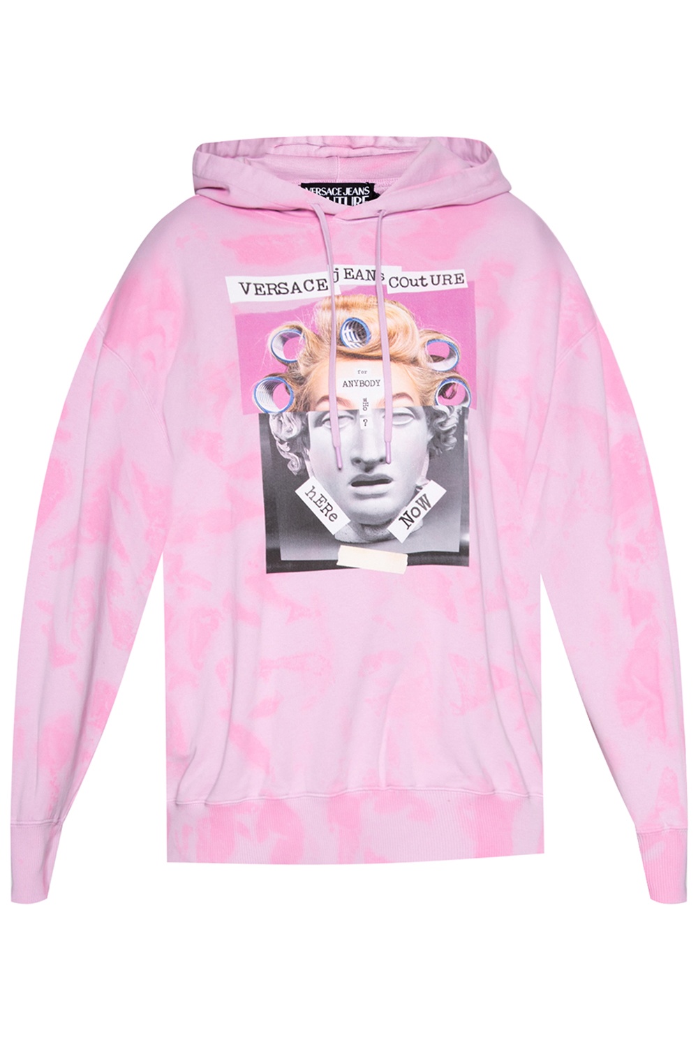 pink versace hoodie