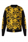 Durban spread collar jacket Barocco-printed sweatshirt