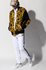 Durban spread collar jacket Barocco-printed sweatshirt