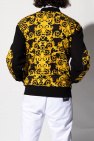 Durban spread collar jacket Barocco-printed sweatshirt