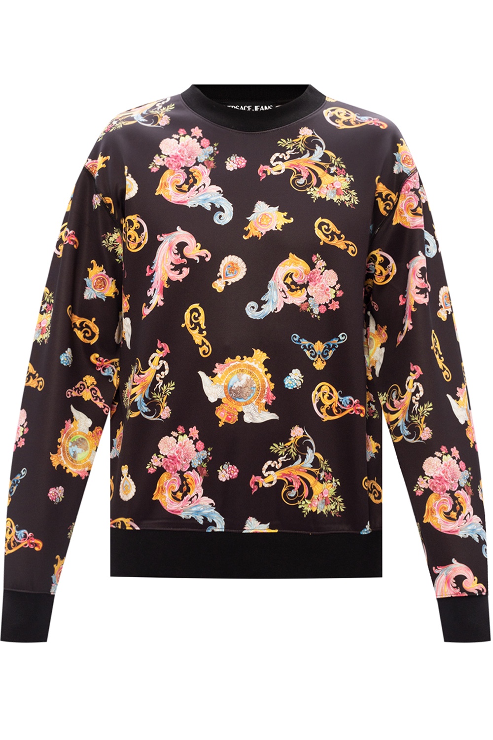floral printed sweatshirt