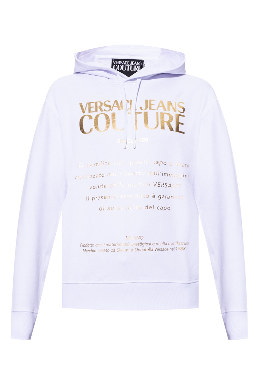 Printed Hoodie Versace Jeans Couture Pochta Us