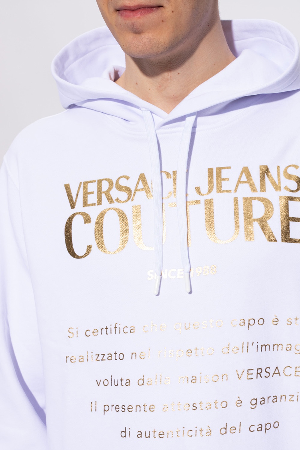 Printed Hoodie Versace Jeans Couture Pochta Us