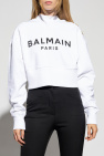 Balmain WHITE Sweatshirt with logo