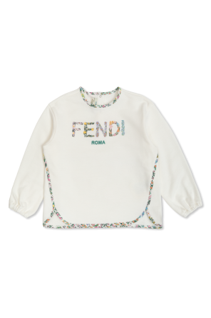 Sudadera con logotipo y motivo floral