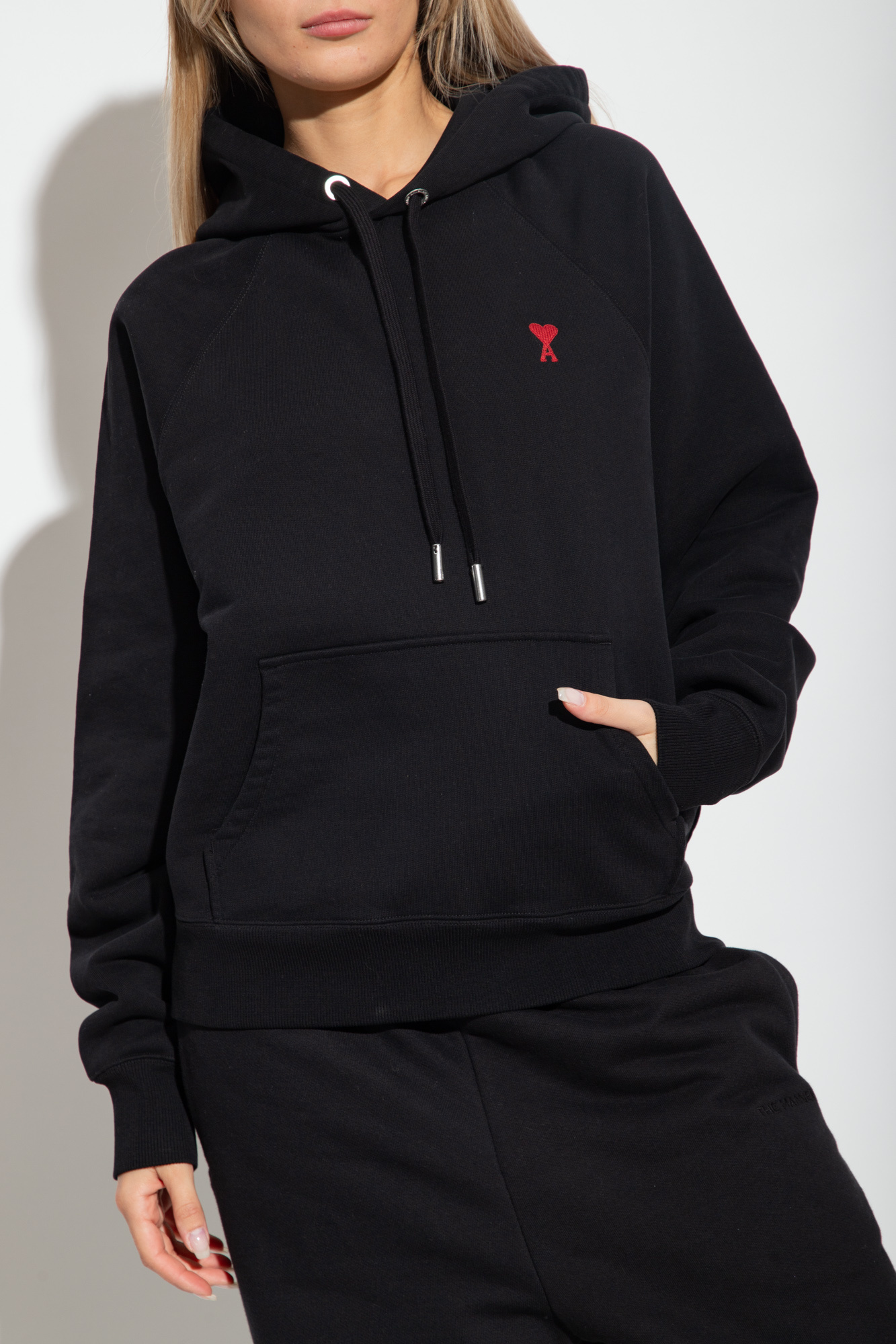 Ami Alexandre Mattiussi Hoodie with logo embroidery