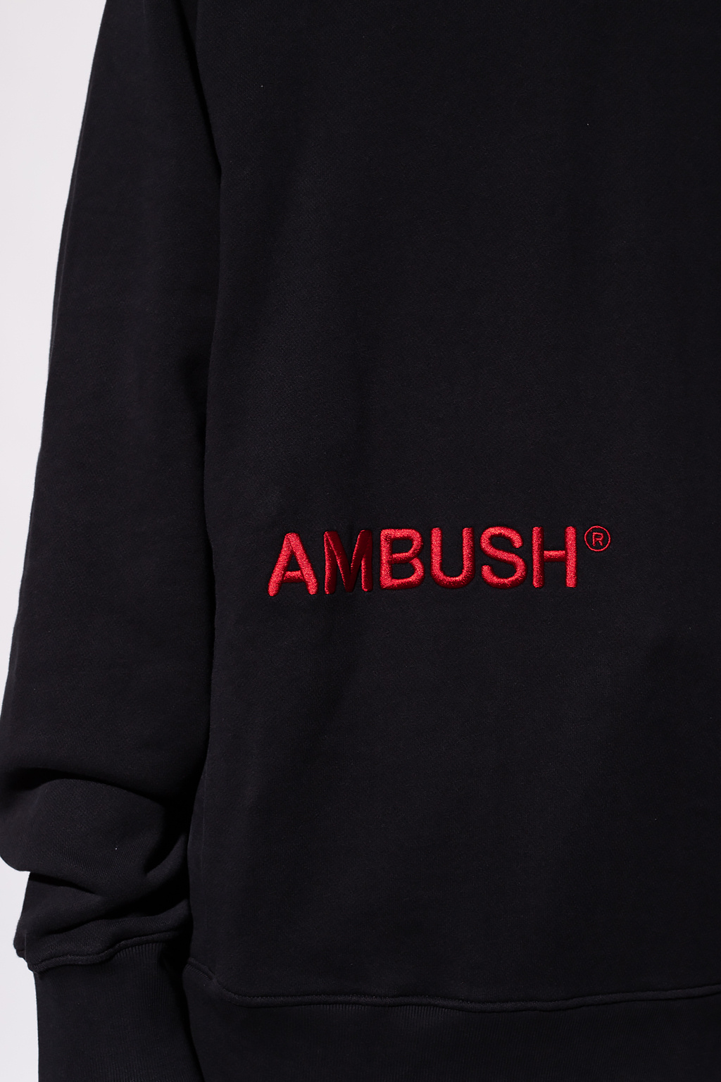 Ambush graphic-print long-sleeve hoodie Bianco