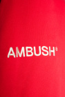 Ambush Maison Kitsuné chest logo-patch detail T-shirt