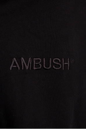 Ambush Moschino T-shirt con stampa Arancione