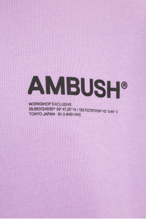 Ambush ellesse Sweatshirt met logo in roze tie-dye