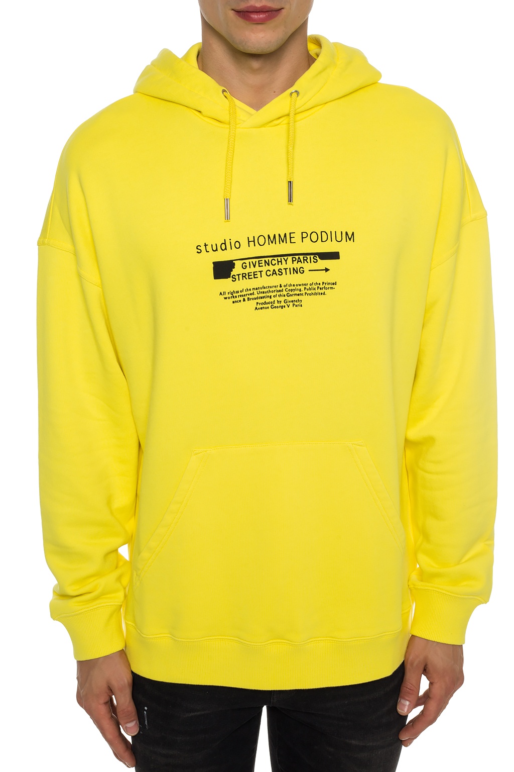 reserved yellow hoodie