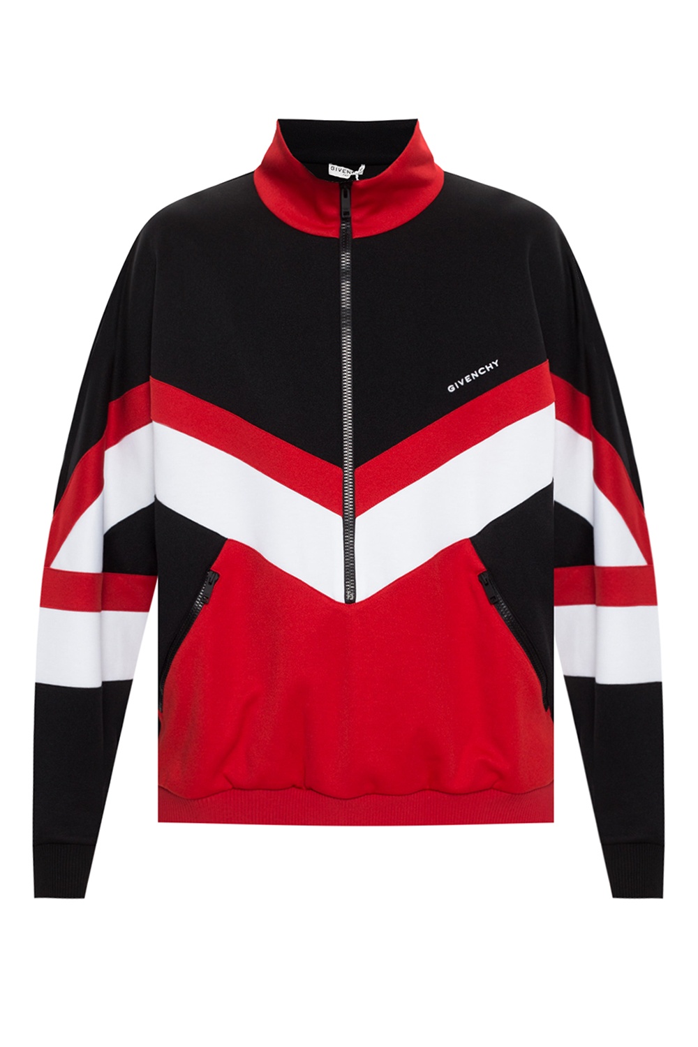 Red Sweatshirt with sewn-on logo Givenchy - Vitkac TW